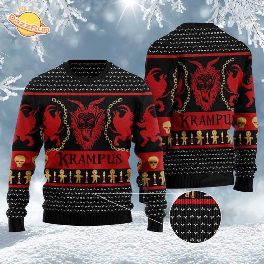 Krampus Ugly Christmas Sweater – Funny & Festive Holiday Apparel