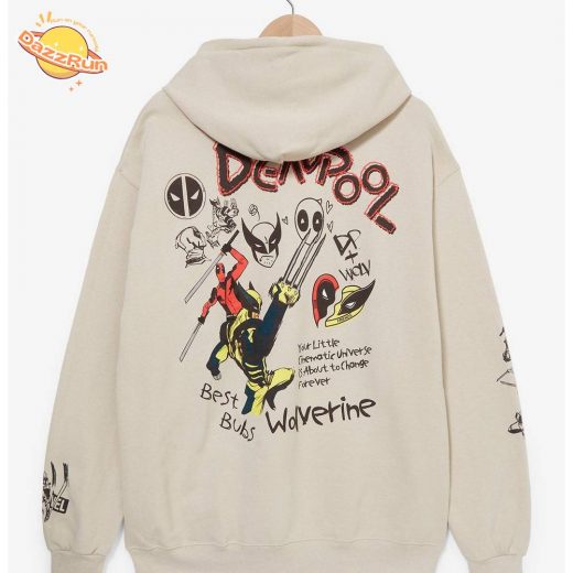 Marvel Deadpool & Wolverine Doodle Icons Sweatshirt