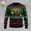 Meowy Black Cat Ugly Christmas Sweater – Adorable Cat-Themed Holiday Wear