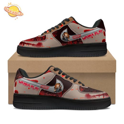 Chucky x Nike Air Force 1 Customized for Halloween