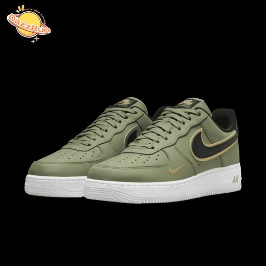 woo image2F2024 10 032FNike Air Force 1 Oil Green Metallic Gold Swoosh 4