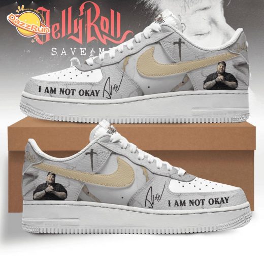 Premium I Am Not Okay Jelly Roll AF1 Sneakers