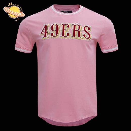 NFL San Francisco 49ers Classic Chenille Pink Tee