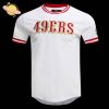 NFL San Francisco 49ers Classic Chenille Pink Tee