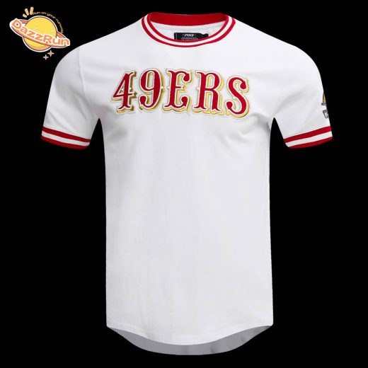 NFL San Francisco 49ers Classic Chenille White Tee