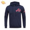 Atlanta Braves Classic Chenille Men’s Pullover White Hoodie