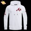 Atlanta Braves Classic Chenille Men’s Pullover Midnight Navy Hoodie