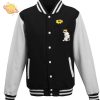 Ying Yang Black & White Cats Unisex Baseball Jacket – Unique Aesthetic