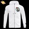 Boston Celtics Classic Chenille Men’s Full-Zip Pullover Blue Hoodie