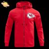 Kansas City Chiefs Classic Chenille Men’s Full-Zip Black Hoodie