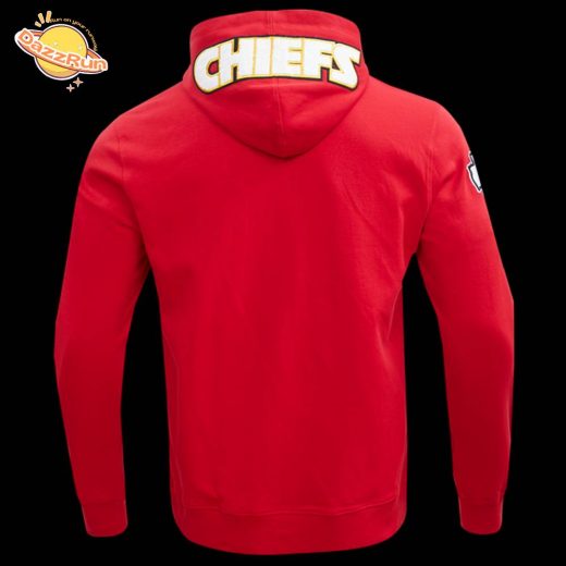 Kansas City Chiefs Classic Chenille Men’s Full-Zip Hoodie