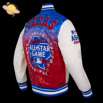 MLB All-Star 2024 Men’s Rib Satin Jacket – Classic Style