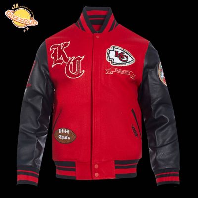 NFL Kansas City Chiefs Pro Prep Men’s Wool Varsity Jacket – Stylish and Functional