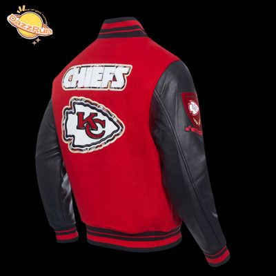 NFL Kansas City Chiefs Pro Prep Men’s Wool Varsity Jacket – Stylish and Functional