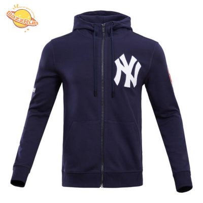 New York Yankees Classic Chenille Men’s Full-Zip Pullover Hoodie