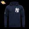 New York Yankees Classic Chenille Men’s Pullover Pink Hoodie