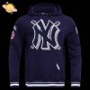 Boston Red Sox Classic Chenille Men’s Pullover Midnight Navy Hoodie