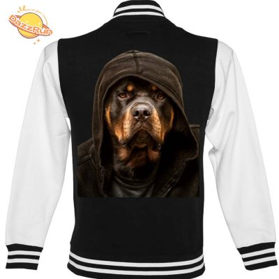 Unisex Rottweiler Dog Baseball Jacket – Perfect for Dog Lovers