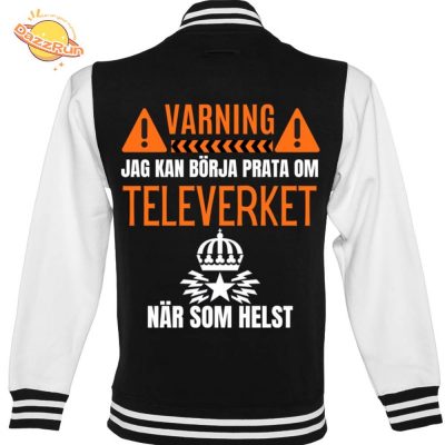 Unisex Televerket Baseball Jacket – Stylish and Comfortable