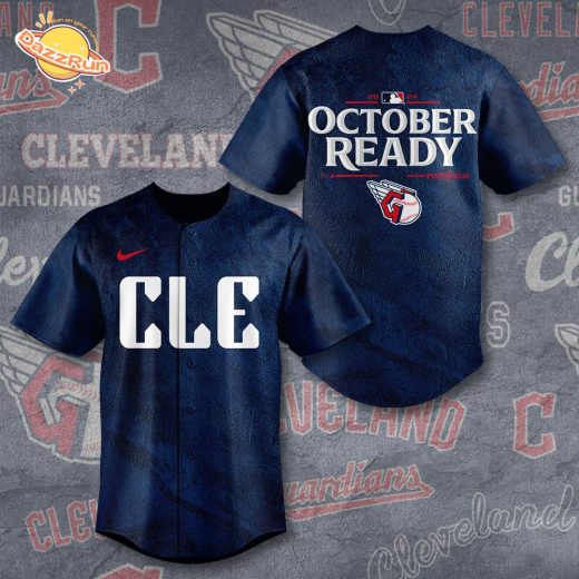 Cleveland Guardians October Ready Postseason 2024 Baseball Jersey