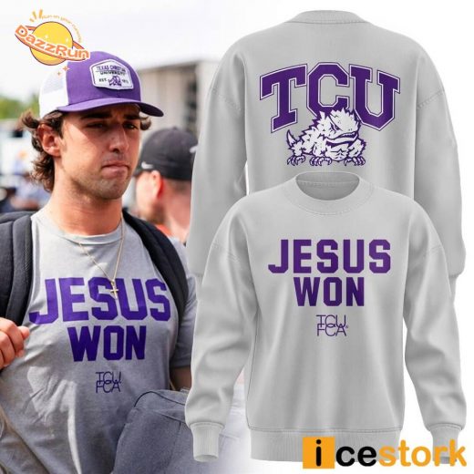 Football 2024 Jesus Won Sweatshirt