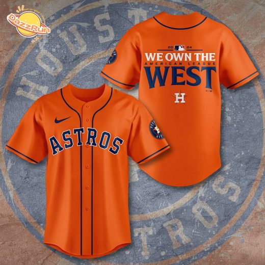 Houston Astros Baseball Jersey We Own The West 2024