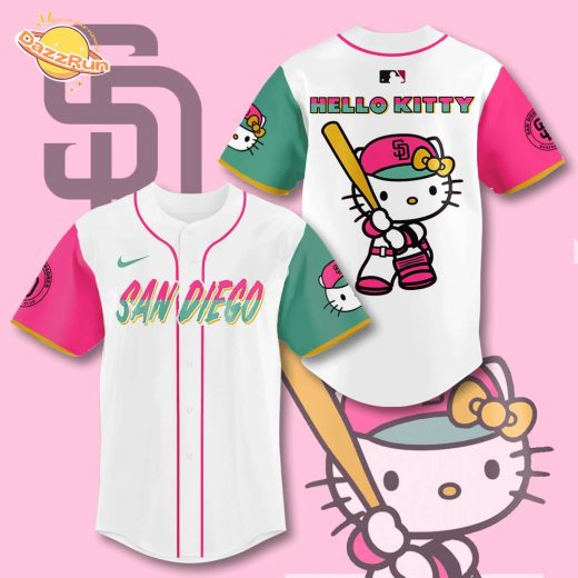 San Diego Padres X Hello Kitty New Edition Baseball Jersey