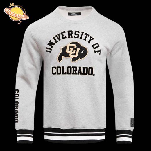 University Of Colorado Classic Men’S Stacked Logo Crewneck