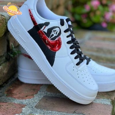 Black Ghostface Neaker Nike Limited Version Air Force 1