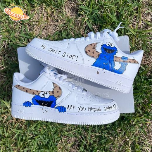 Cookie Monster We Can’T Stop Nike Sneaker Limited Edition Air Force 1