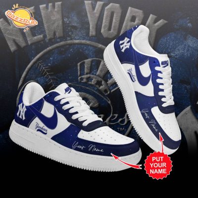 woo image2F2024 10 092FPersonalized New York Yankees Nike Limited Edition Air Force 1 Sneaker 2