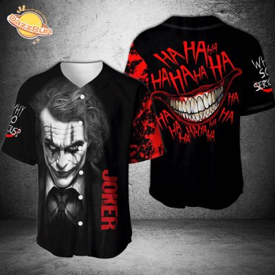 Joker Horror Haha Limited Edition Baseball Jersey