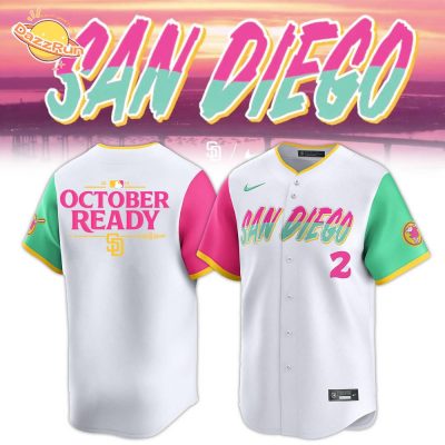 San Diego Padres October Ready 2024 Mlb Postseason Baseball Jersey