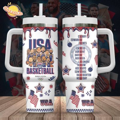 Usa Men’S National Basketball Team Paris 2024 Stanley Tumbler