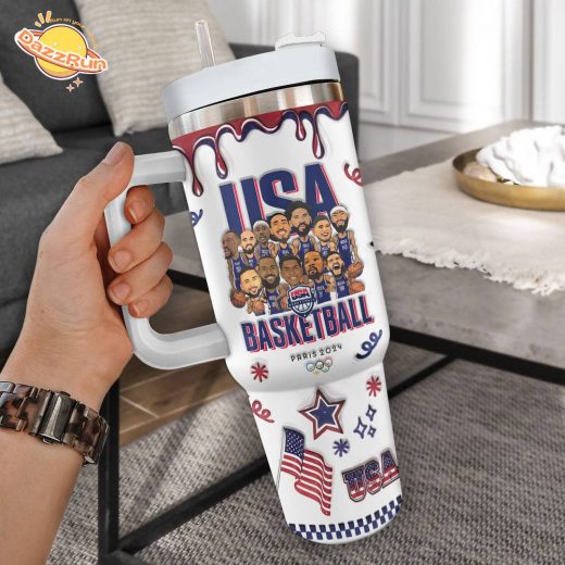 Usa Men’S National Basketball Team Paris 2024 Stanley Tumbler