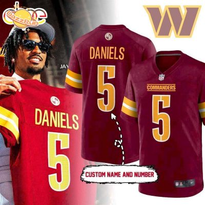 2024 Nfl First Round Pick Player Game Daniels Washington Commanders Limited Edition Jersey