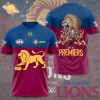 Brisbane Lions 2024 Premers 3D Tshirt