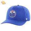 Men’S Edmonton Oilers Levelwear White Crest Adjustable Hat