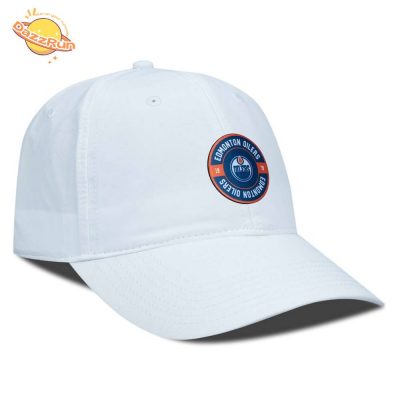 woo image2F2024 10 112FMenS Edmonton Oilers Levelwear White Crest Adjustable Hat 3