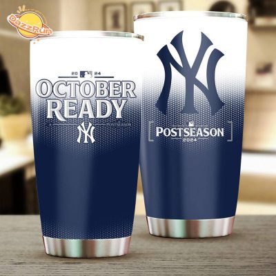 New York Yankees October Ready Postseason 2024 Tumbler Cup