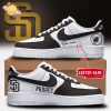 San Diego Padres Vs Hello Kitty Night Nike Sneakers Limited Version 2024 Air Force 1