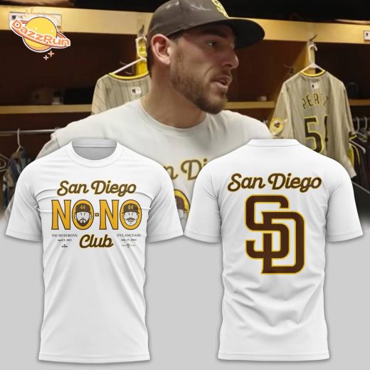 San Diego No-No Club White 2024 Special Design T Shirt