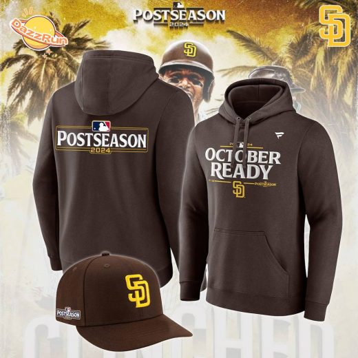 San Diego Padres 2024 October Ready Mlb Postseason Hoodie