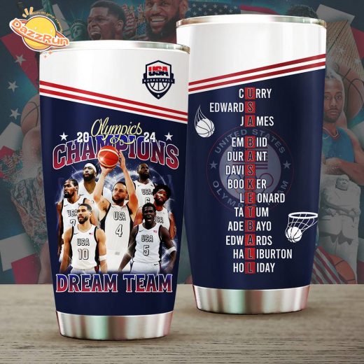 Usa Men’S National Basketball Team Olympic Champion 2024 Tumbler Cup