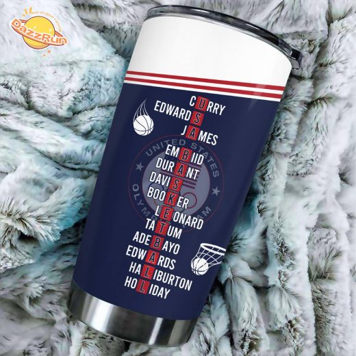 Usa Men’S National Basketball Team Olympic Champion 2024 Tumbler Cup