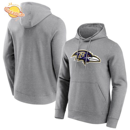 Baltimore Ravens Nike Team Gray Logo Hot Limited Edition Hoodie 2024