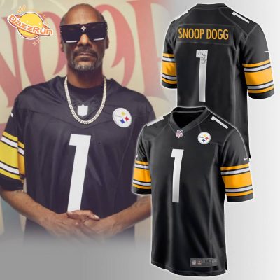 Pittsburgh Steelers X Snoop Dogg Hot Edition Jersey 2024 Adding Signature