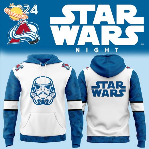 2024 Colorado Avalanche Vs Star Wars Night Hot Limited Hoodie