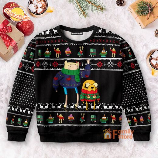 Adventure Time Pattern New Design Ugly Sweater 2024 Christmas 2024