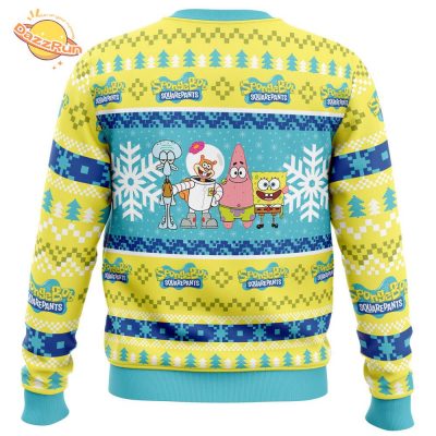 Christmas Nickelodeon Squarepants Ugly New Design Sweater Party 2024 Christmas